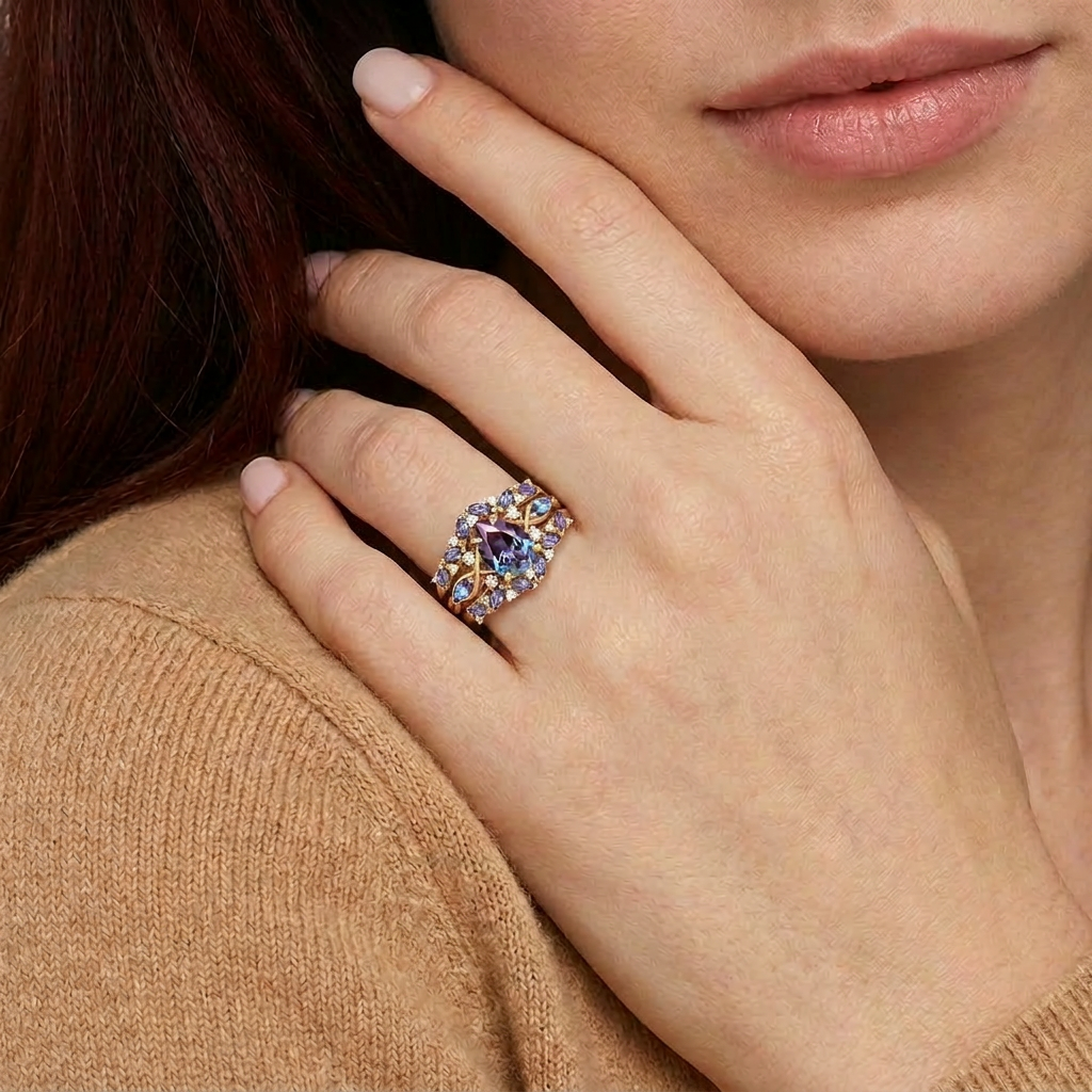 18K Rose Gold Plated, 10K Solid Rose Gold