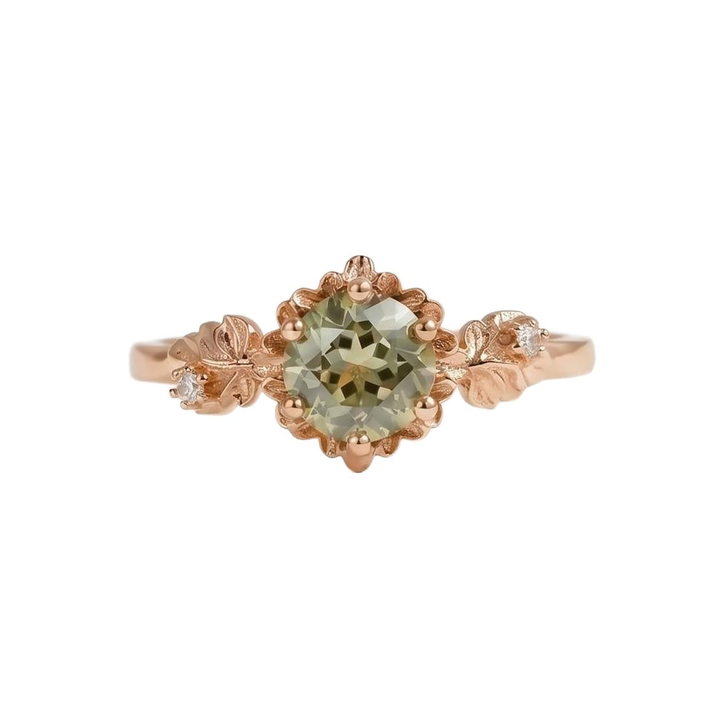18K Rose Gold Plated, 10K Solid Rose Gold