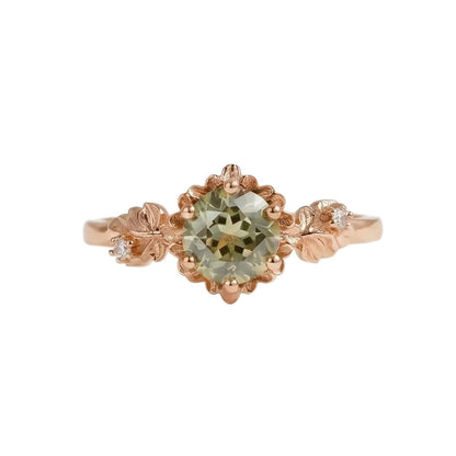 18K Rose Gold Plated, 10K Solid Rose Gold