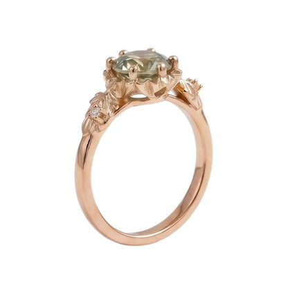 18K Rose Gold Plated, 10K Solid Rose Gold