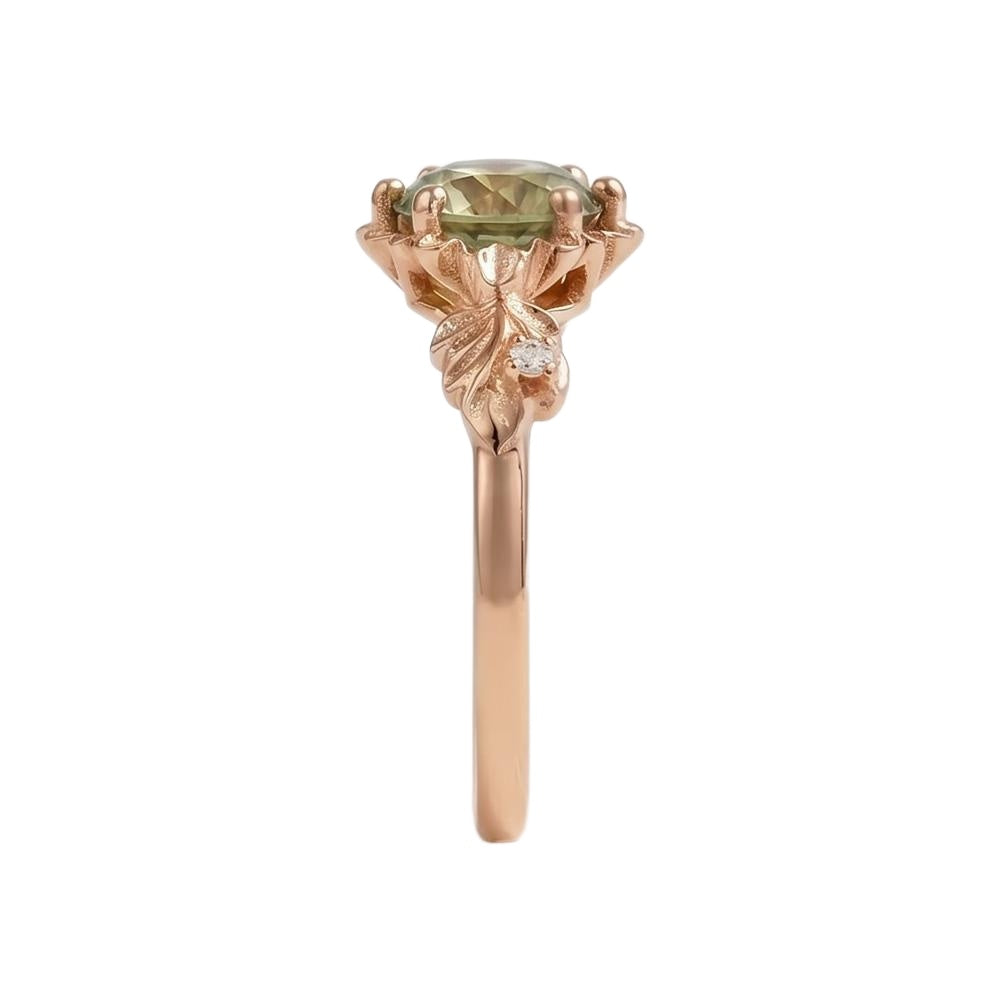 18K Rose Gold Plated, 10K Solid Rose Gold