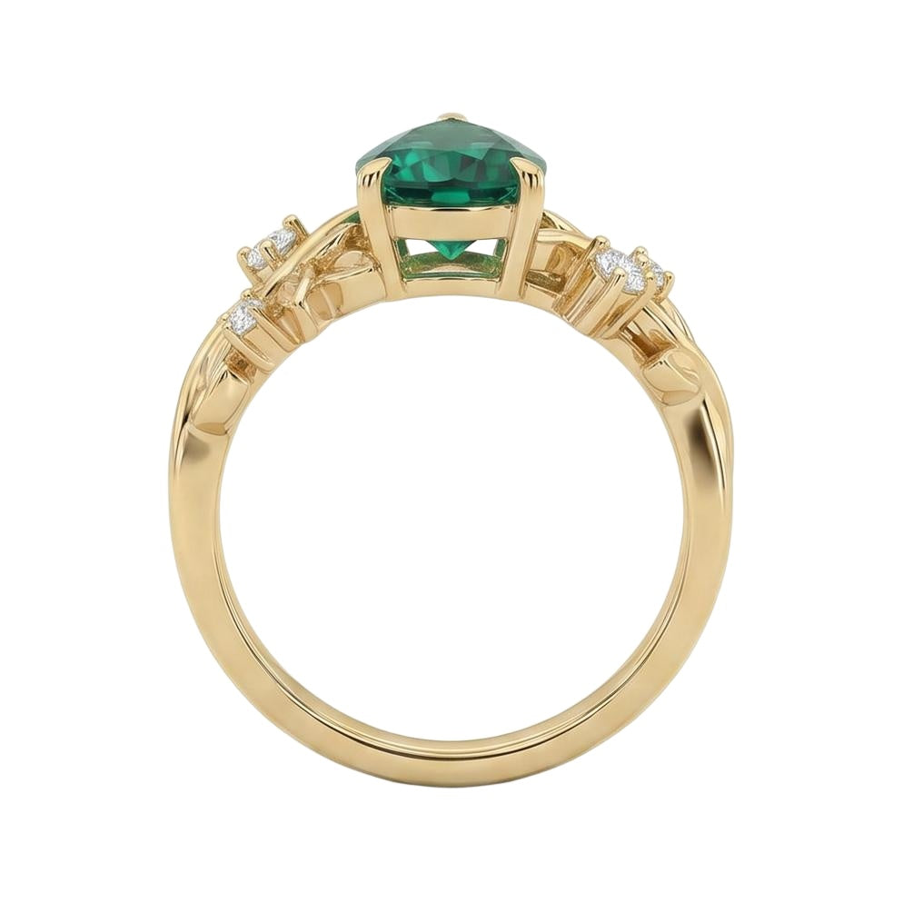 18K Yellow Gold Plated, 10K Solid Yellow Gold