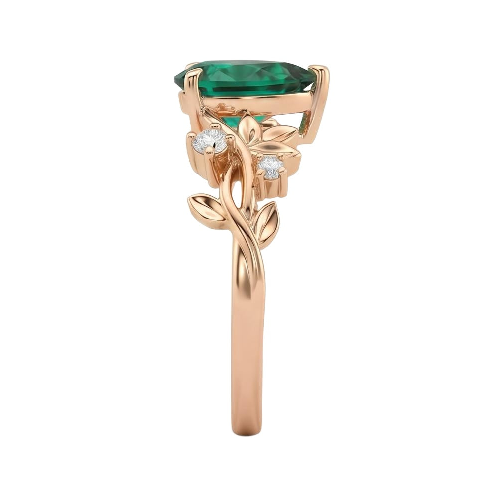 18K Rose Gold Plated, 10K Solid Rose Gold