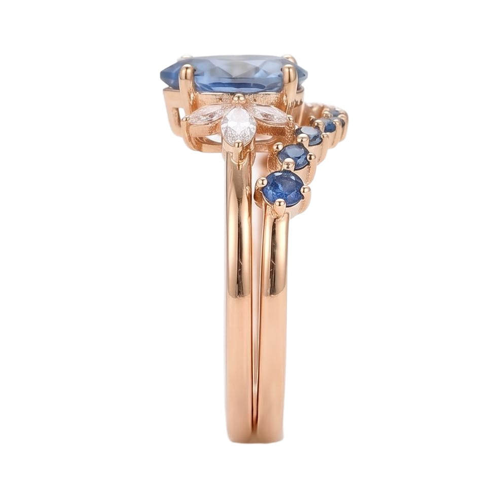 18K Rose Gold Plated, 10K Solid Rose Gold