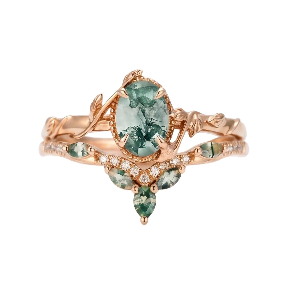 18K Rose Gold Plated, 10K Solid Rose Gold
