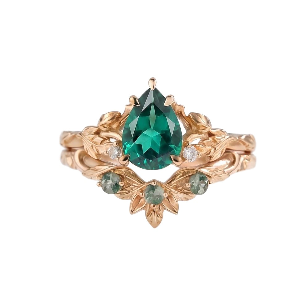 18K Rose Gold Plated, 10K Solid Rose Gold