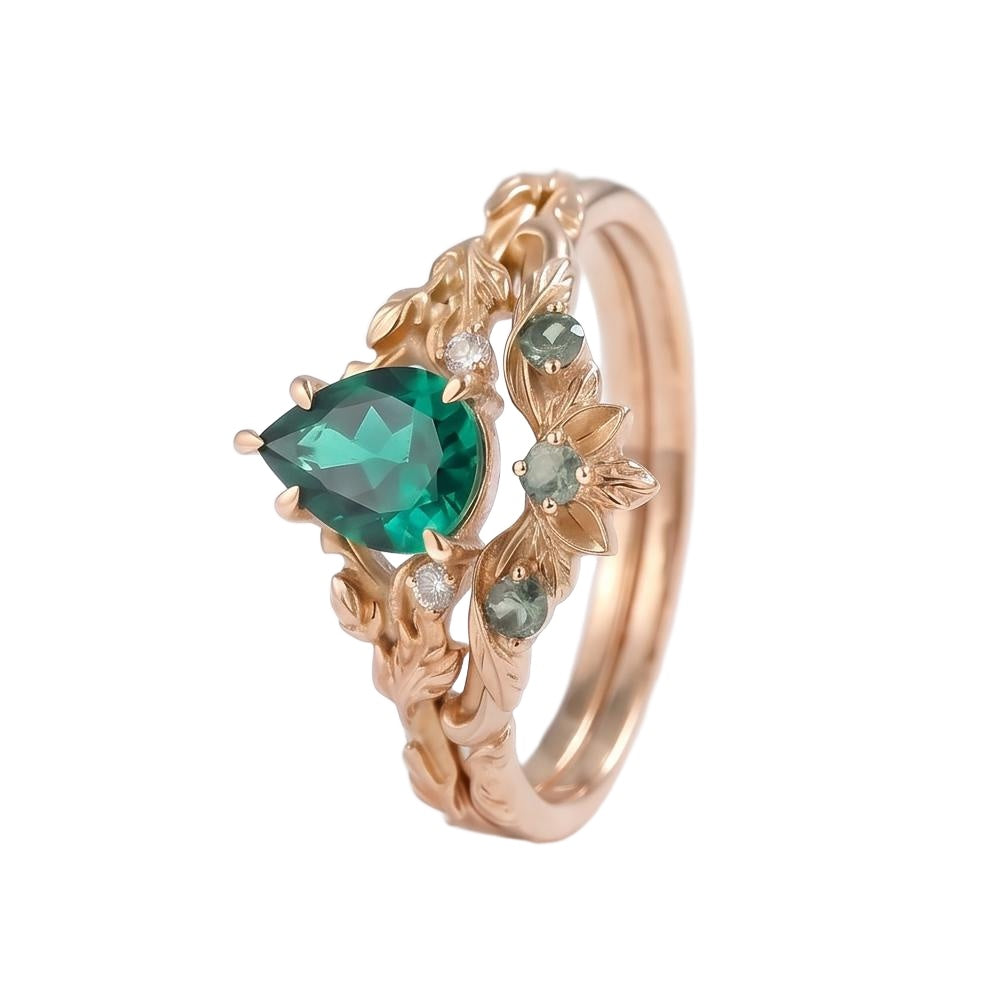 18K Rose Gold Plated, 10K Solid Rose Gold
