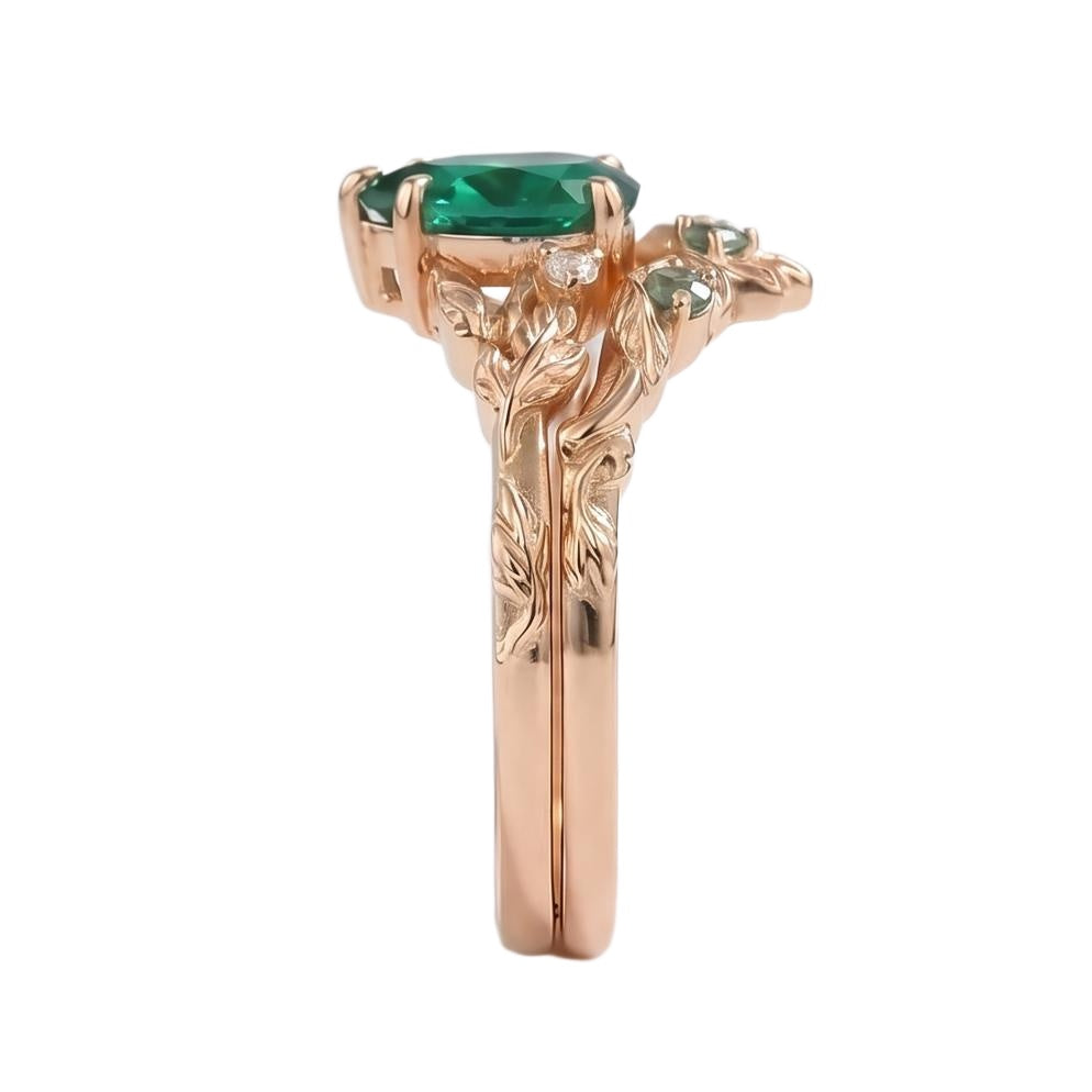 18K Rose Gold Plated, 10K Solid Rose Gold