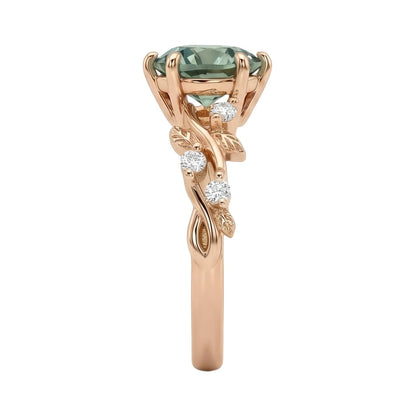 18K Rose Gold Plated, 10K Solid Rose Gold