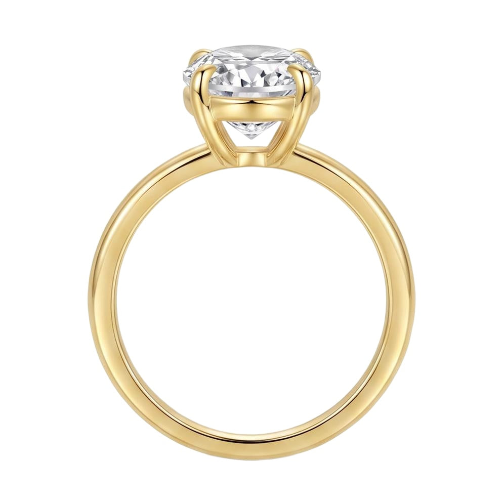 18K Yellow Gold Plated, 10K Solid Yellow Gold