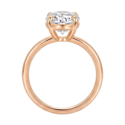 18K Rose Gold Plated, 10K Solid Rose Gold