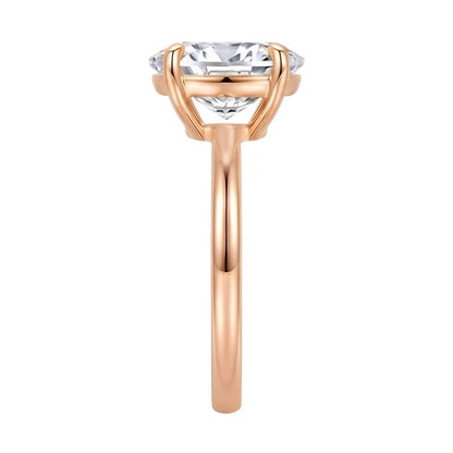18K Rose Gold Plated, 10K Solid Rose Gold