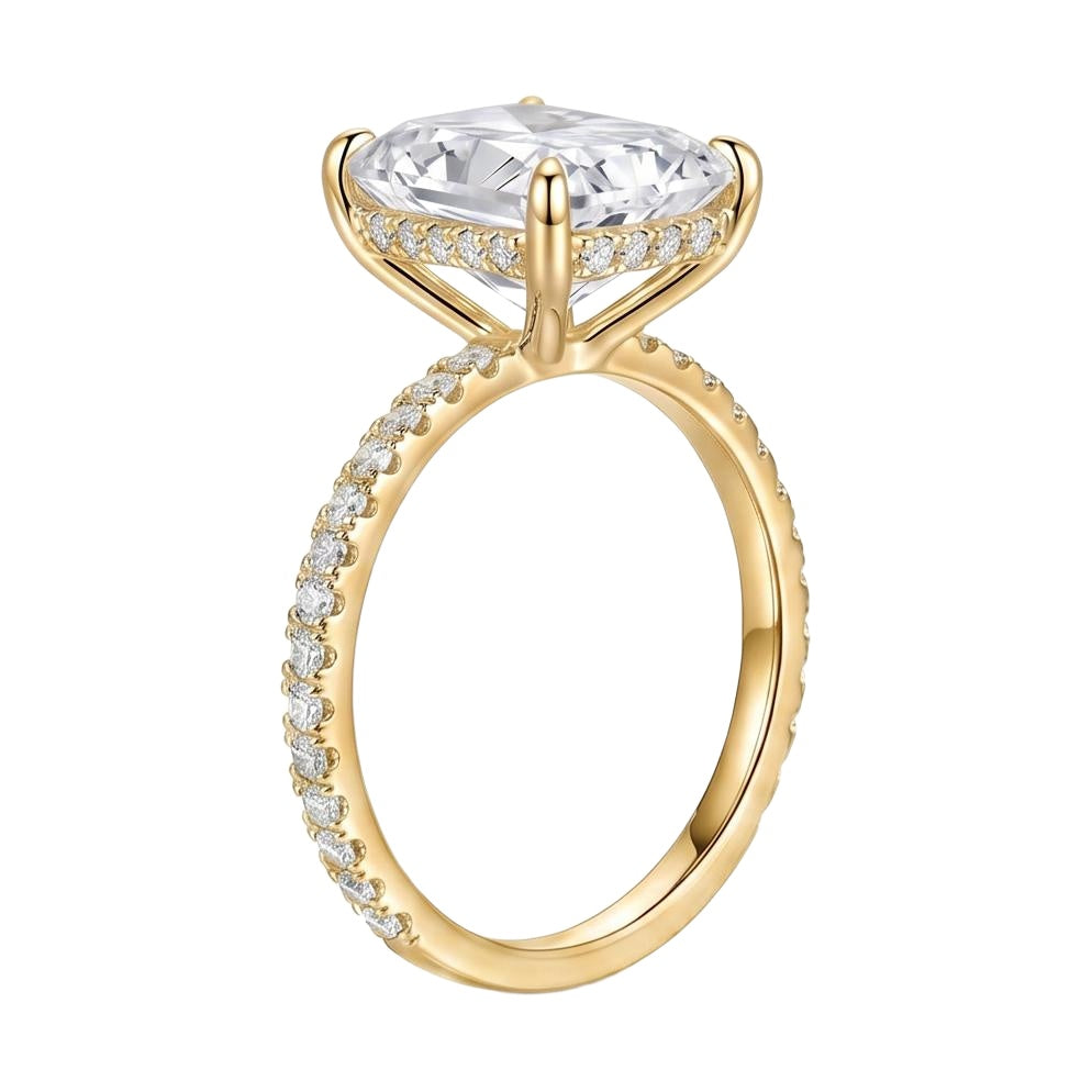 18K Yellow Gold Plated, 10K Solid Yellow Gold