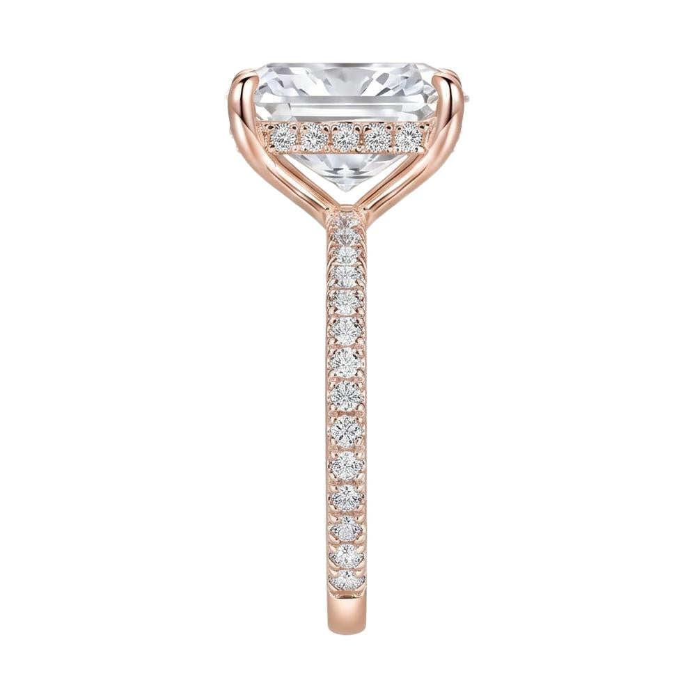 18K Rose Gold Plated, 10K Solid Rose Gold