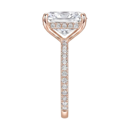 18K Rose Gold Plated, 10K Solid Rose Gold