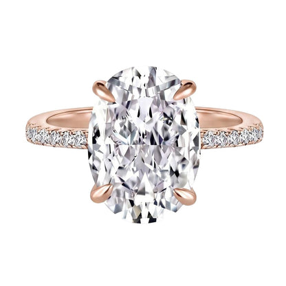 18K Rose Gold Plated, 10K Solid Rose Gold