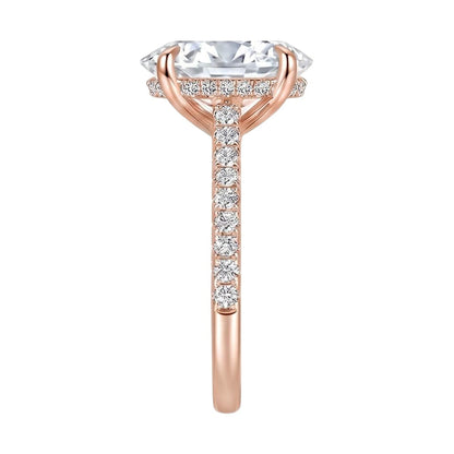 18K Rose Gold Plated, 10K Solid Rose Gold