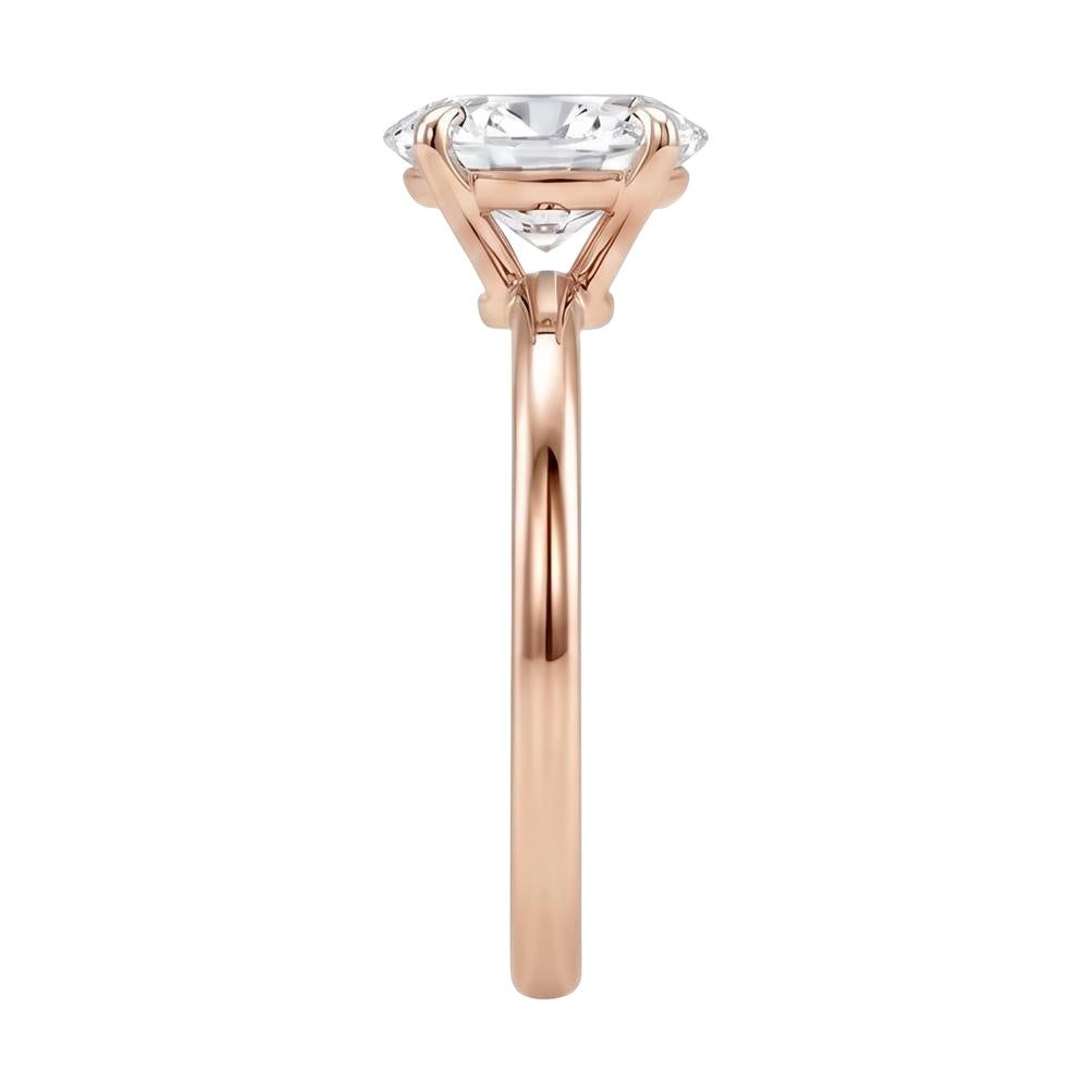 18K Rose Gold Plated, 10K Solid Rose Gold