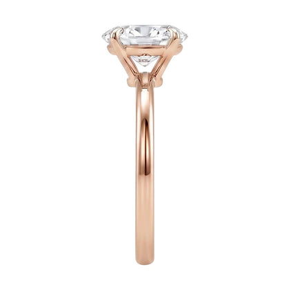 18K Rose Gold Plated, 10K Solid Rose Gold