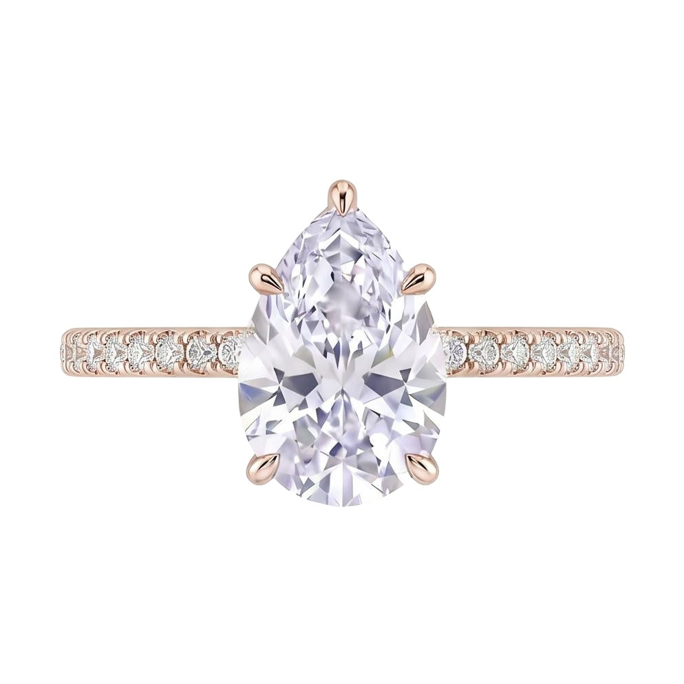 18K Rose Gold Plated, 10K Solid Rose Gold