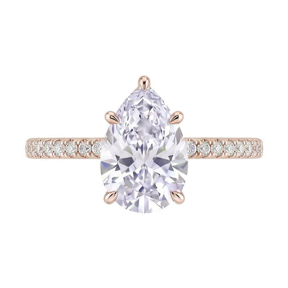 18K Rose Gold Plated, 10K Solid Rose Gold