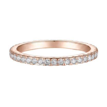 18K Rose Gold Plated, 10K Solid Rose Gold