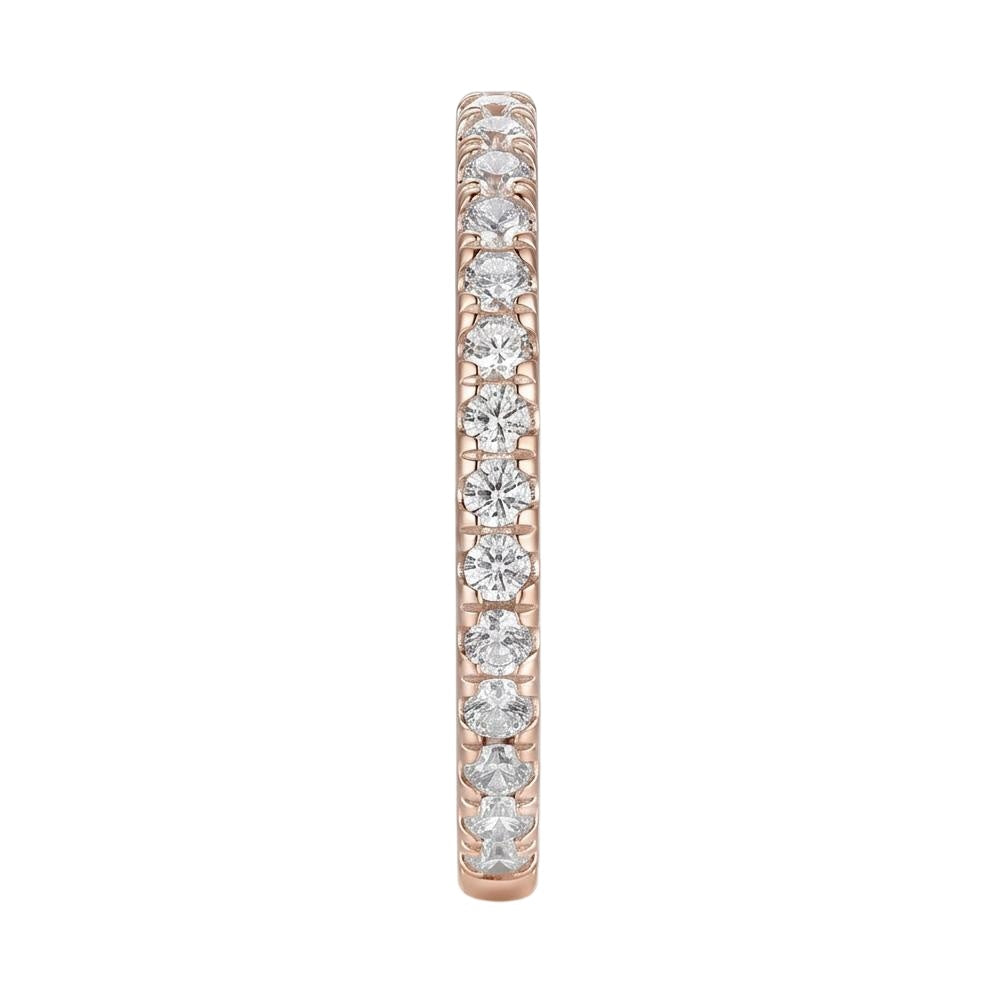 18K Rose Gold Plated, 10K Solid Rose Gold