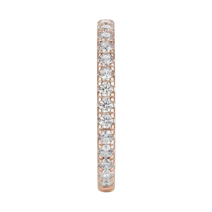 18K Rose Gold Plated, 10K Solid Rose Gold