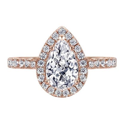 18K Rose Gold Plated, 10K Solid Rose Gold
