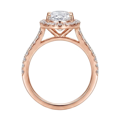 18K Rose Gold Plated, 10K Solid Rose Gold