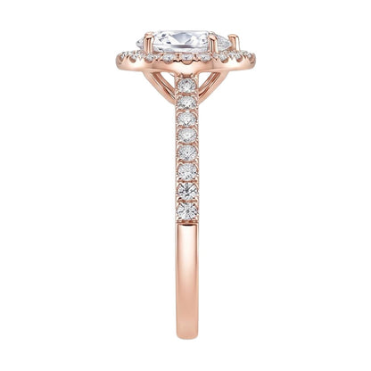 18K Rose Gold Plated, 10K Solid Rose Gold