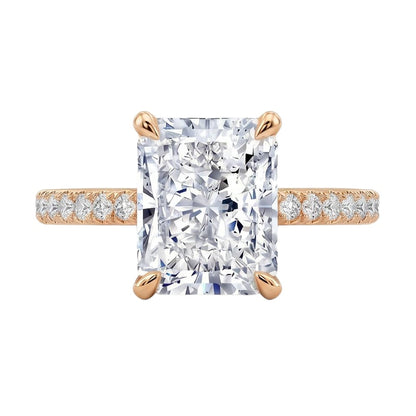 18K Rose Gold Plated, 10K Solid Rose Gold