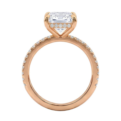 18K Rose Gold Plated, 10K Solid Rose Gold