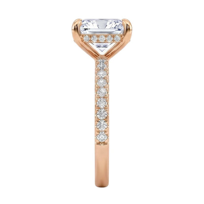 18K Rose Gold Plated, 10K Solid Rose Gold
