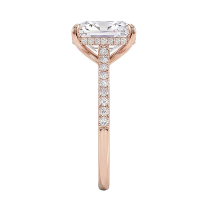 18K Rose Gold Plated, 10K Solid Rose Gold