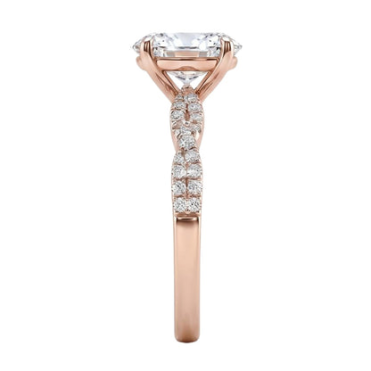 18K Rose Gold Plated, 10K Solid Rose Gold