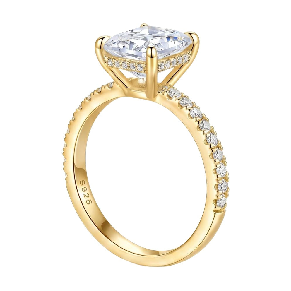 18K Yellow Gold Plated, 10K Solid Yellow Gold