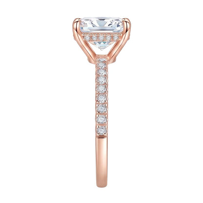 18K Rose Gold Plated, 10K Solid Rose Gold