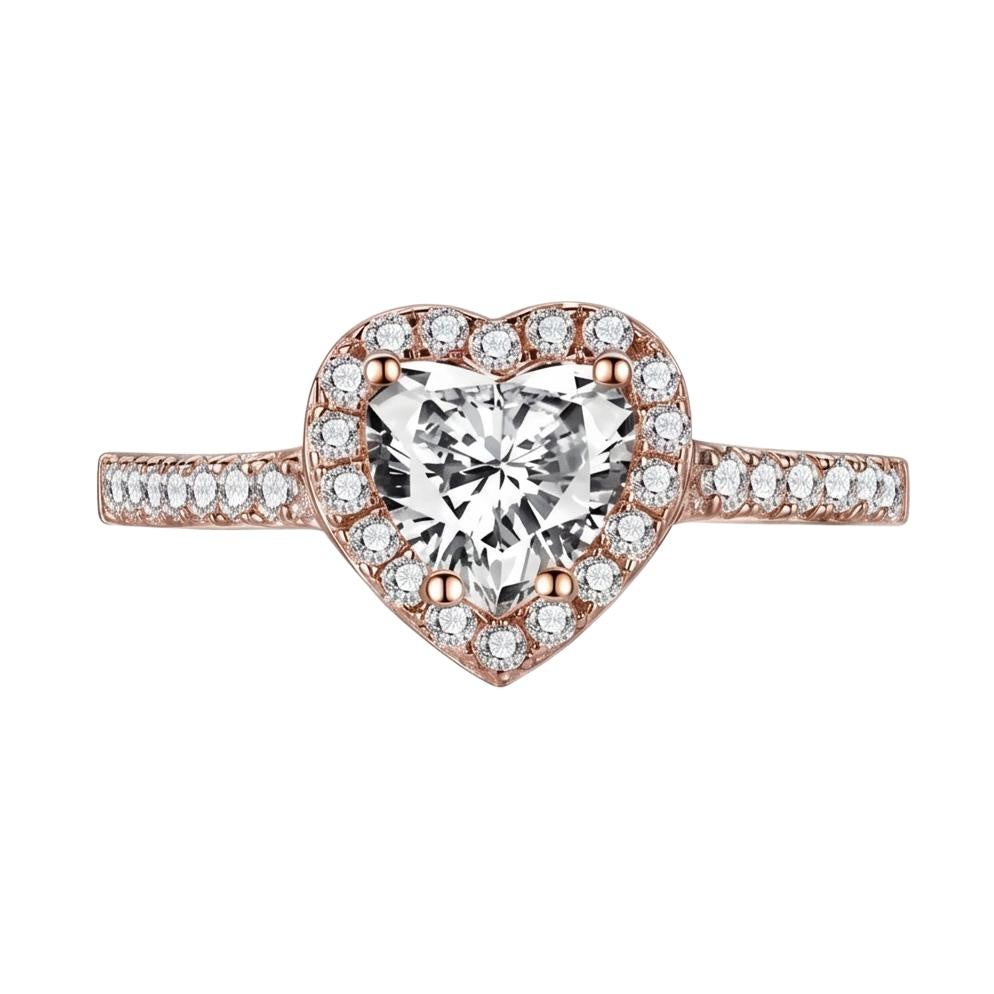 18K Rose Gold Plated, 10K Solid Rose Gold