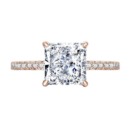 18K Rose Gold Plated, 10K Solid Rose Gold