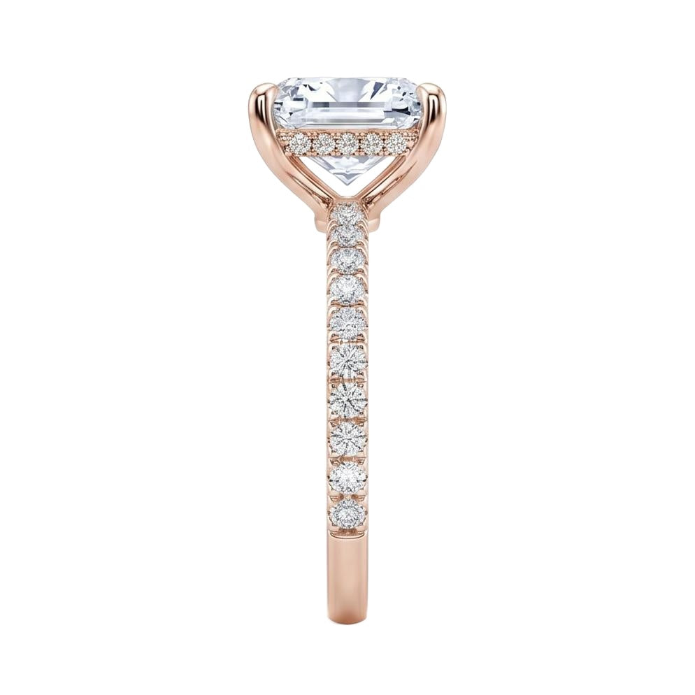 18K Rose Gold Plated, 10K Solid Rose Gold