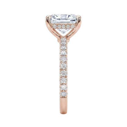 18K Rose Gold Plated, 10K Solid Rose Gold
