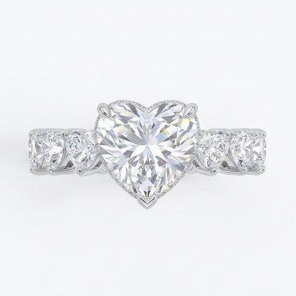 Uvarwen Moissanite Ring - Silver