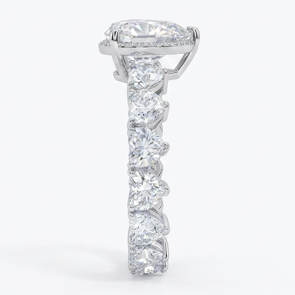 Uvarwen Moissanite Ring - Silver