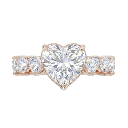 18K Rose Gold Plated, 10K Solid Rose Gold