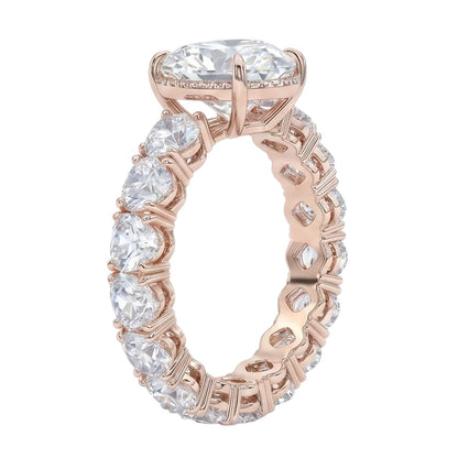 18K Rose Gold Plated, 10K Solid Rose Gold