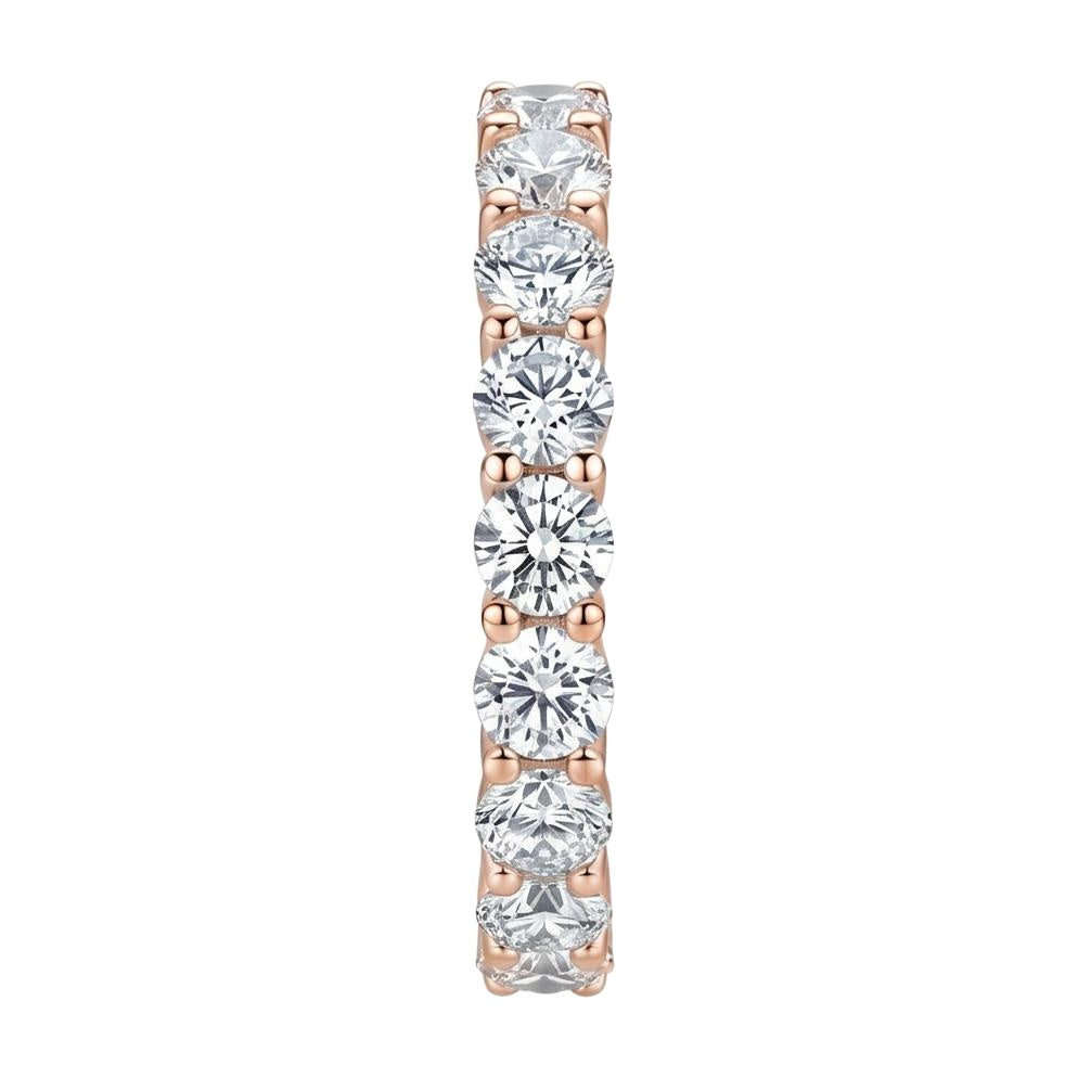 18K Rose Gold Plated, 10K Solid Rose Gold