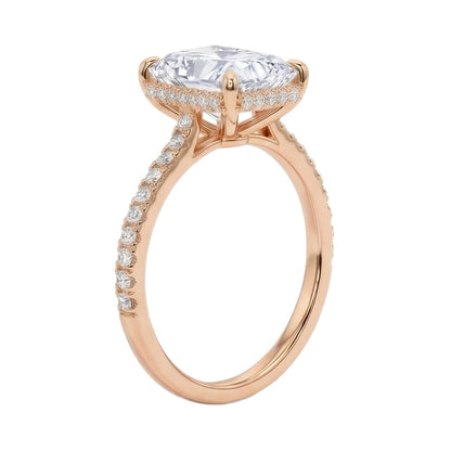 18K Rose Gold Plated, 10K Solid Rose Gold