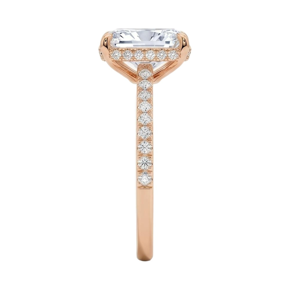 18K Rose Gold Plated, 10K Solid Rose Gold