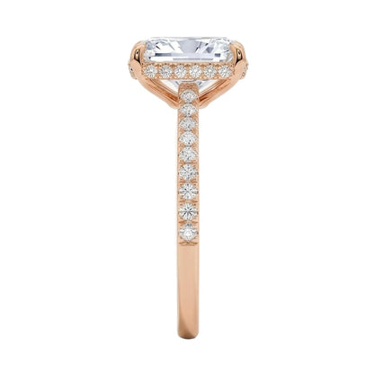 18K Rose Gold Plated, 10K Solid Rose Gold